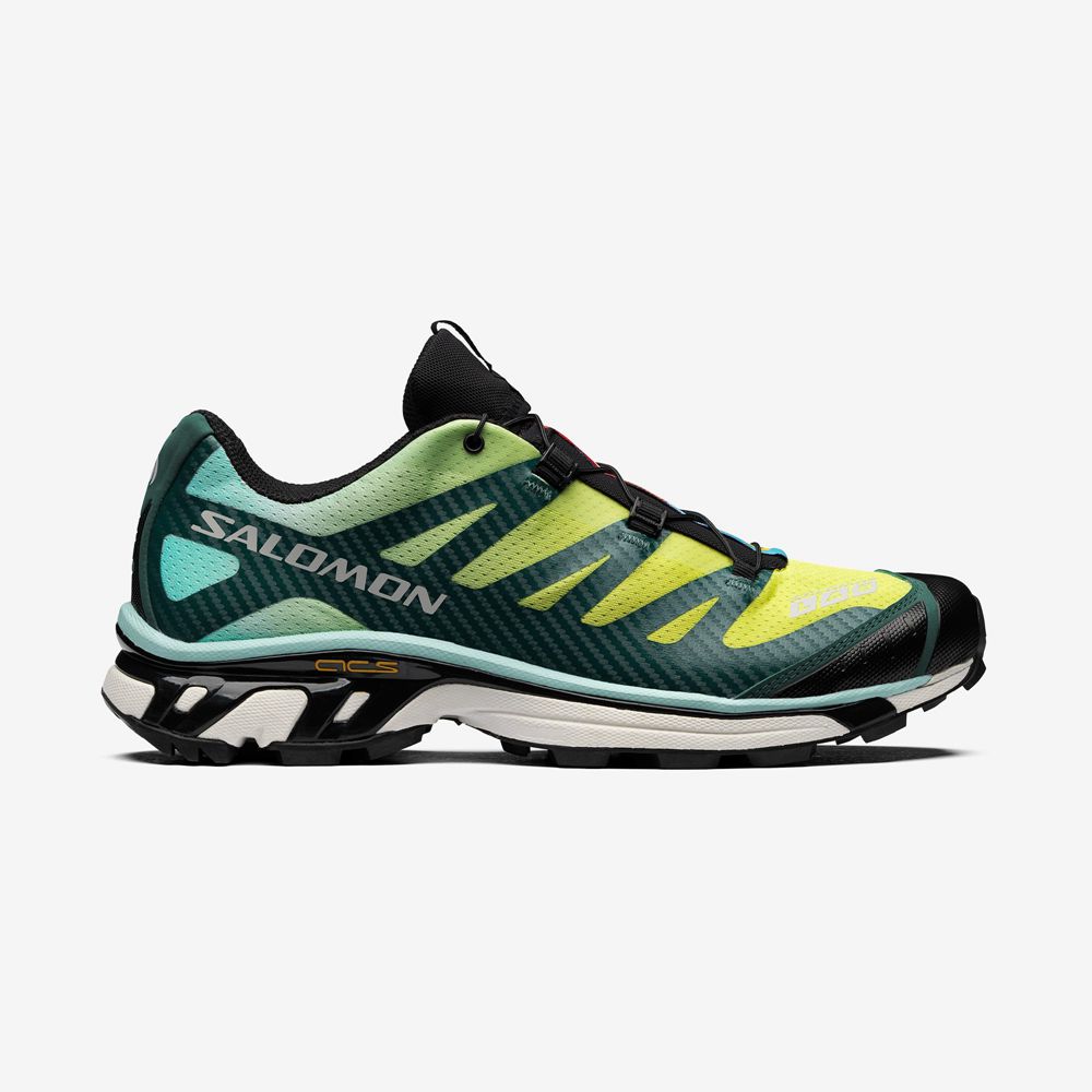 Salomon Israel XT-4 ADVANCED - Mens Sneakers - Turquoise (ASGZ-56807)